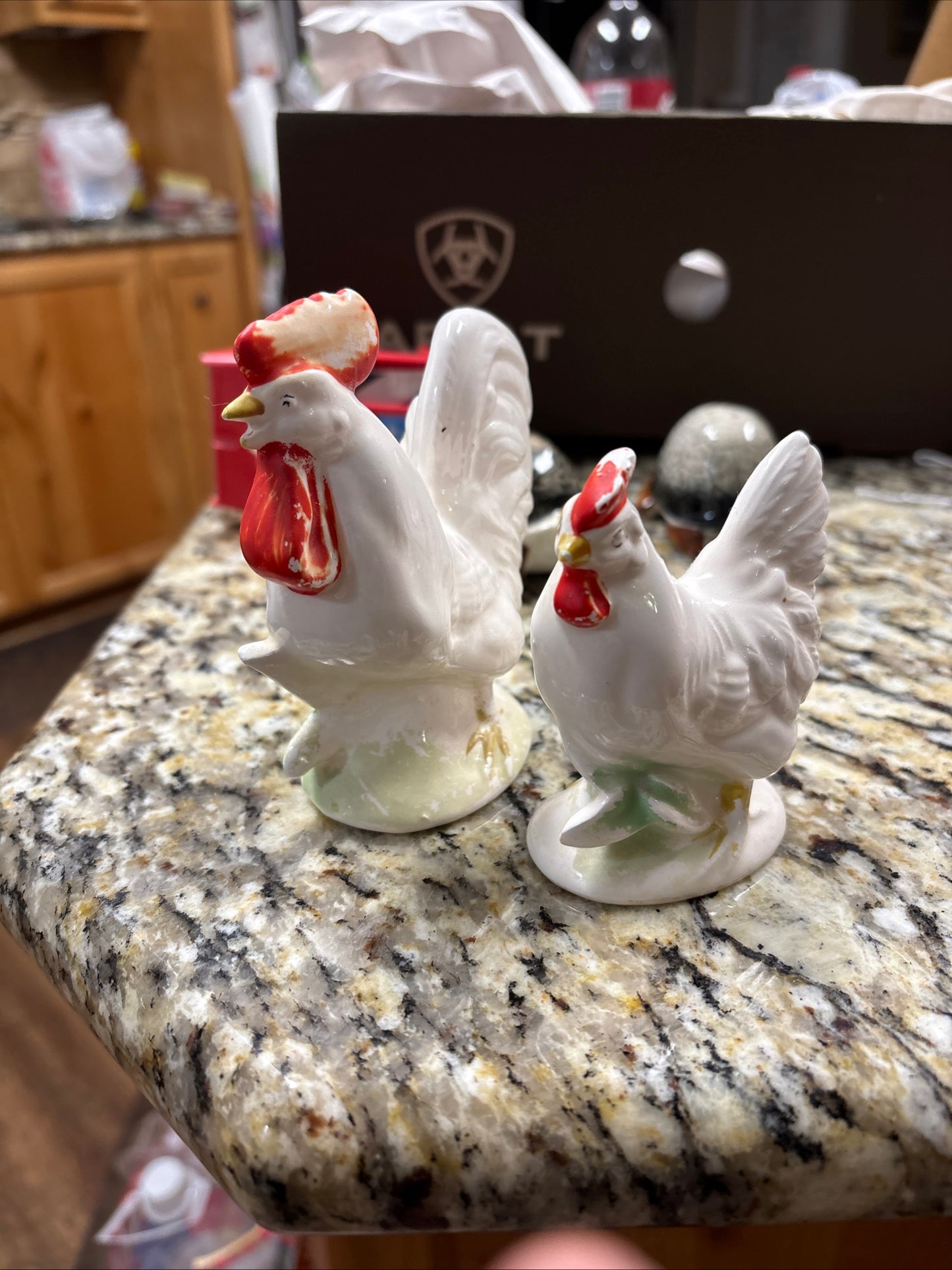 Vintage Chicken Salt & Pepper Shakers